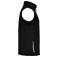 Chaleco softshell bicapa hombre Nevada. Color negro.