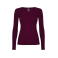 Camiseta manga larga mujer Extreme Woman. Color rojo granate.
