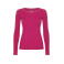 Camiseta manga larga mujer Extreme Woman. Color rosa rosetón.