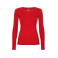 Camiseta manga larga mujer Extreme Woman. Color rojo.