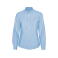 Camisa oxford manga larga mujer Oxford Woman. Color azul celeste.