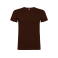 Camiseta básica hombre Beagle. Color marrón chocolate.