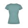 Camiseta cuello pico mujer Victoria Woman. Color azul dusty.