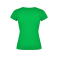 Camiseta cuello pico mujer Victoria Woman. Color verde tropical.
