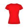 Camiseta cuello pico mujer Victoria Woman. Color rojo.