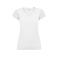 Camiseta cuello pico mujer Victoria Woman. Color blanco.