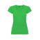 Camiseta cuello pico mujer Victoria Woman. Color verde tropical.