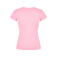 Camiseta cuello pico mujer Victoria Woman. Color rosa claro.