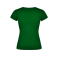 Camiseta cuello pico mujer Victoria Woman. Color verde botella.