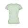 Camiseta cuello pico mujer Victoria Woman. Color verde mist.