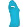 Camiseta cuello pico mujer Victoria Woman. Color azul turquesa.