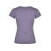Camiseta cuello pico mujer Victoria Woman. Color lavanda.