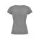 Camiseta cuello pico mujer Victoria Woman. Color gris vigoré.