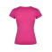 Camiseta cuello pico mujer Victoria Woman. Color rosa rosetón.