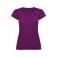 Camiseta cuello pico mujer Victoria Woman. Color púrpura.