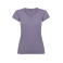 Camiseta cuello pico mujer Victoria Woman. Color lavanda.