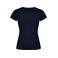 Camiseta cuello pico mujer Victoria Woman. Color azul marino.