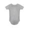Body de bebé manga corta bebe Honey Kids. Color gris vigoré.