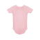 Body de bebé manga corta bebe Honey Kids. Color rosa claro.