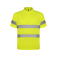 Polo alta visibilidad hombre Polaris. Color amarillo flúor.