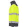 Parka de alta visibilidad mangas desmontables hombre Epsylon. Color gris plomo/amarillo flúor.
