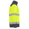 Parka de alta visibilidad mangas desmontables hombre Epsylon. Color gris plomo/amarillo flúor.