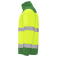 Parka de alta visibilidad mangas desmontables hombre Epsylon. Color verde jardín/amarillo flúor.