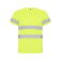 Camiseta de alta visibilidad hombre Delta. Color amarillo flúor.