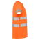 Camiseta de alta visibilidad hombre Delta. Color naranja fluor.