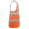Chaleco de alta visibilidad unisex Polux. Color naranja fluor.