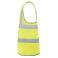 Chaleco de alta visibilidad unisex Polux. Color amarillo flúor.