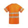Camiseta de alta visibilidad hombre Tauri. Color naranja fluor.