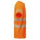 Camiseta de alta visibilidad hombre Tauri. Color naranja fluor.
