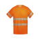Camiseta de alta visibilidad hombre Tauri. Color naranja fluor.