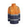 Parka de alta visibilidad hombre Merak. Color azul marino/naranja fluor.