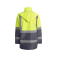 Parka de alta visibilidad hombre Merak. Color gris plomo/amarillo flúor.