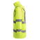 Parka de alta visibilidad hombre Merak. Color amarillo flúor.