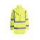 Parka de alta visibilidad hombre Merak. Color amarillo flúor.