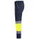 Pantalón de alta visibilidad hombre Enix. Color azul marino/amarillo flúor.