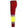 Pantalón de alta visibilidad hombre Enix. Color rojo laboral/amarillo flúor.