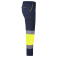 Pantalón de alta visibilidad hombre Enix. Color azul marino/amarillo flúor.