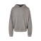 Sudadera oversize con capucha unisex BY191. Color asfalto.