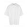 Camiseta oversize unisex BY193. Color blanco.