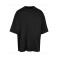 Camiseta oversize unisex BY193. Color negro.