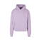 Sudadera oversize con capucha unisex BY162. Color lila.