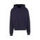 Sudadera oversize con capucha unisex BY162. Color azul marino.