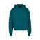 Sudadera oversize con capucha unisex BY162. Color verde retro.