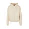 Sudadera oversize con capucha unisex BY162. Color arena.