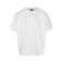 Camiseta oversize gruesa hombre BY163. Color blanco.