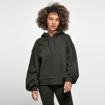 Sudadera oversize con capucha orgánica mujer BY183